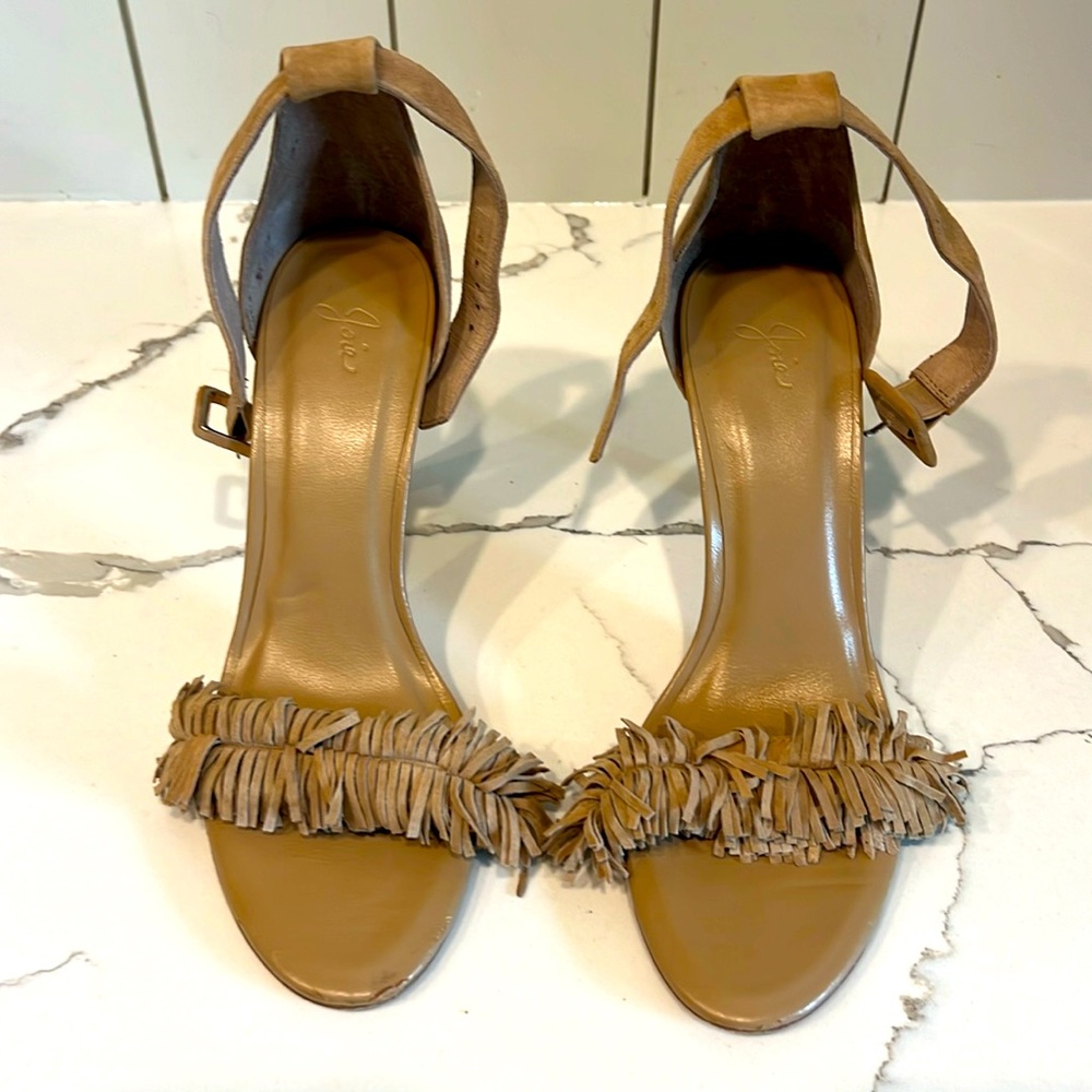 JOIE fringe suede heel, size 39.5